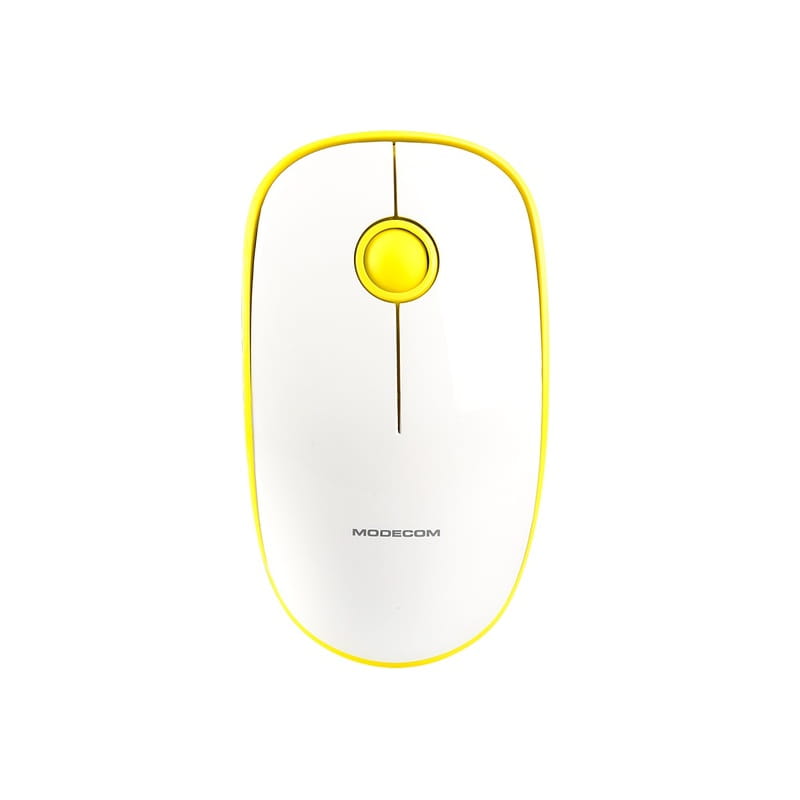 Миша бездротова Modecom MC-WM112 White-Yellow (M-MC-WM112-290)