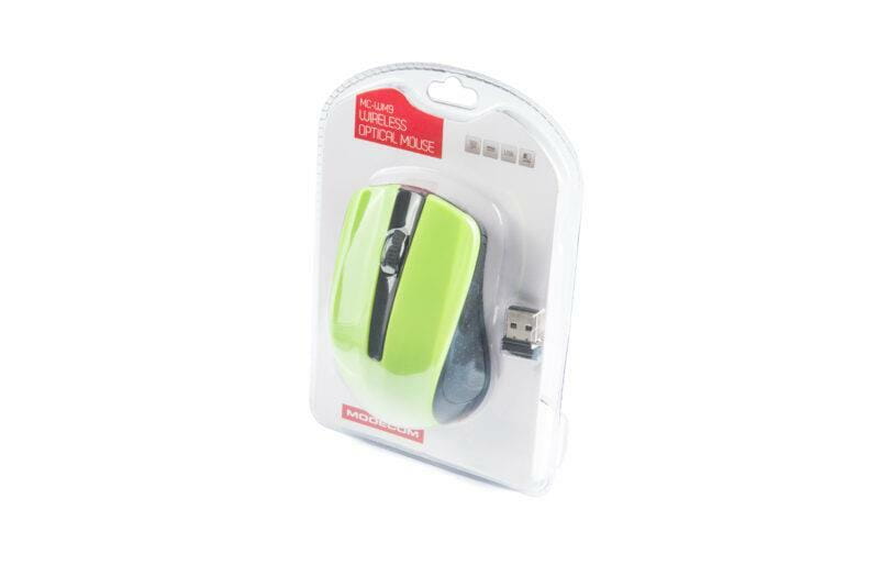 Мышь беспроводная Modecom MC-WM9 Black/Green (M-MC-0WM9-180)
