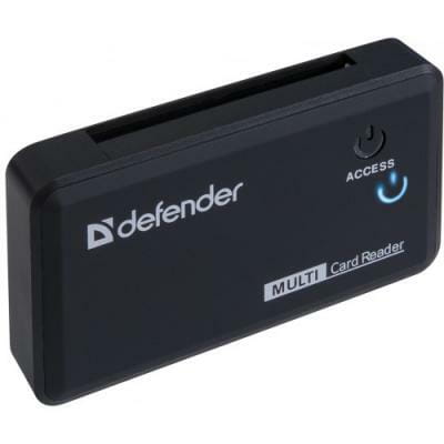 Универсальный картридер Defender Optimus USB 2.0 Black 5 слотов (83501)