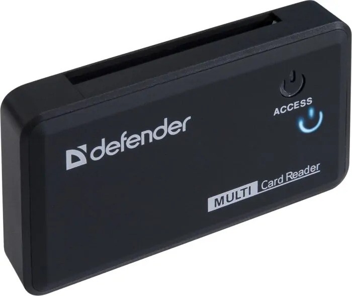 Універсальний картрідер Defender Optimus USB 2.0 Black 5 слотів (83501)