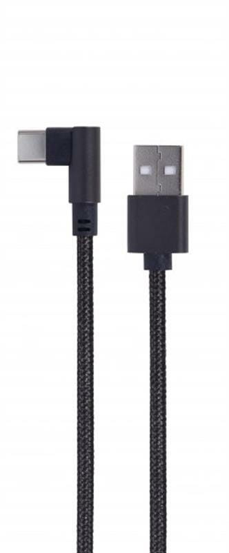 Кабель Cablexpert USB - USB Type-C (M/M), 0.2 м, черный (CC-USB2-AMCML-0.2M)