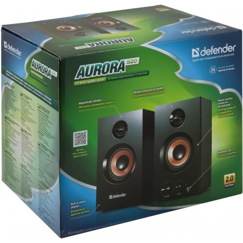 Акустическая система Defender 2.0 Aurora S20 Black (65419)