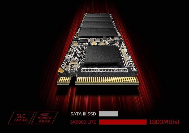 Накопичувач SSD  256GB A-Data XPG SX6000 Lite M.2 2280 PCIe 3.0 x4 3D NAND TLC (ASX6000LNP-256GT-C)