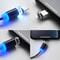 Фото - Кабель ColorWay Magnetic USB - Lightning + micro USB + USB Type-C (M/M), 2.4 А, 1 м, Black (CW-CBUU020-BK) | click.ua