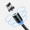 Фото - Кабель ColorWay Magnetic USB - Lightning + micro USB + USB Type-C (M/M), 2.4 А, 1 м, Black (CW-CBUU020-BK) | click.ua
