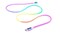 Фото - Кабель REAL-EL Premium Rainbow USB Type C-USB Type C 1m (4743304104741) | click.ua