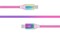Фото - Кабель REAL-EL Premium Rainbow USB Type C-USB Type C 1m (4743304104741) | click.ua