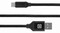 Фото - Кабель REAL-EL Premium Fabric USB-USB Type C 2m, Black (4743304104765) | click.ua