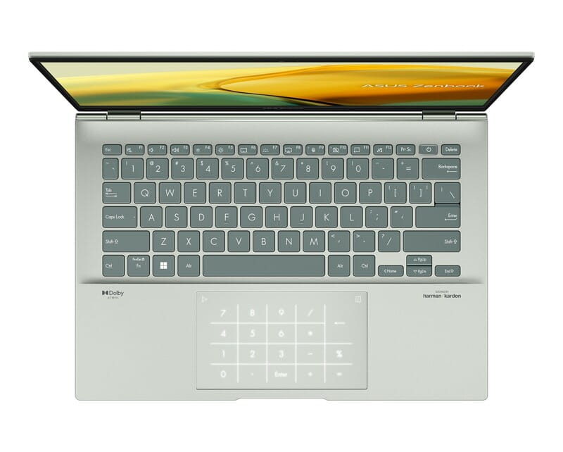 Ноутбук Asus ZenBook 14 OLED UX3402ZA-KM412W (90NB0WC2-M00VX0) Aqua Celadon