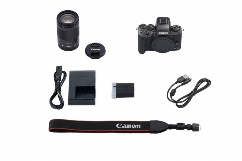 Цифрова фотокамера Canon EOS M5 18-150 IS STM Kit Black (1279C049)