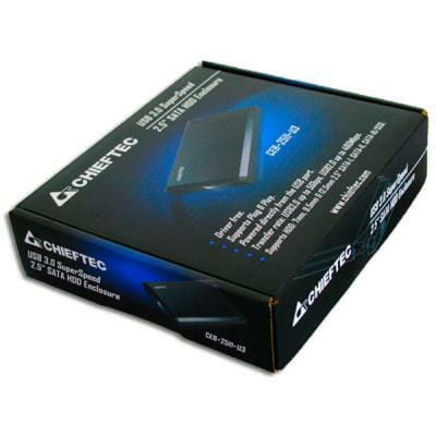 Внешний карман USB3.0 для HDD SATA 2,5" Chieftec CEB-2511-U3 Black