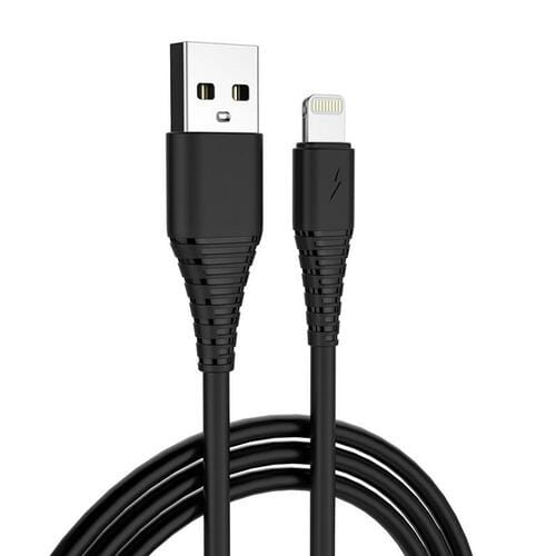 Фото - Кабель ColorWay   USB - Lightning , PVC, 2.4 А, 1 м, Black (CW-CBUL024 (M/M)
