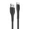 Фото - Кабель ColorWay USB - micro USB (M/M), PVC + Led, 2.4 А, 1 м, Black (CW-CBUM034-BK) | click.ua