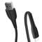 Фото - Кабель ColorWay USB - Lightning (M/M), PVC + Led, 2.4 А, 1 м, Black (CW-CBUL034-BK) | click.ua