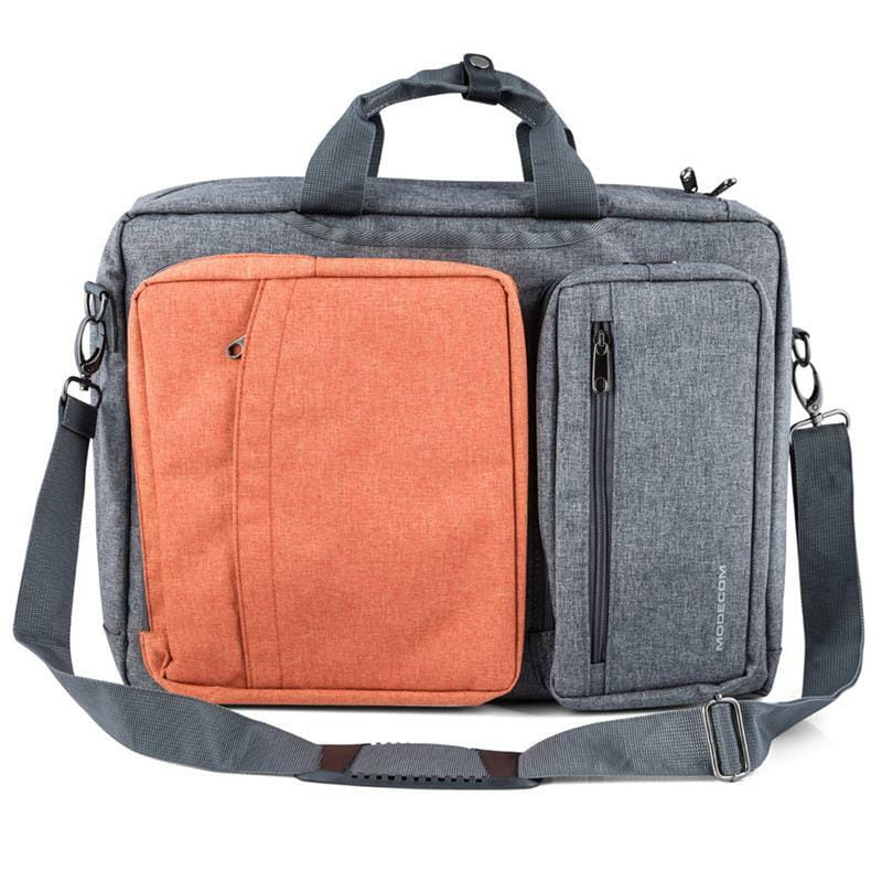 Рюкзак-сумка для ноутбука Modecom Reno 15.6" Gray/Orange (TOR-MC-RENO-ORG)
