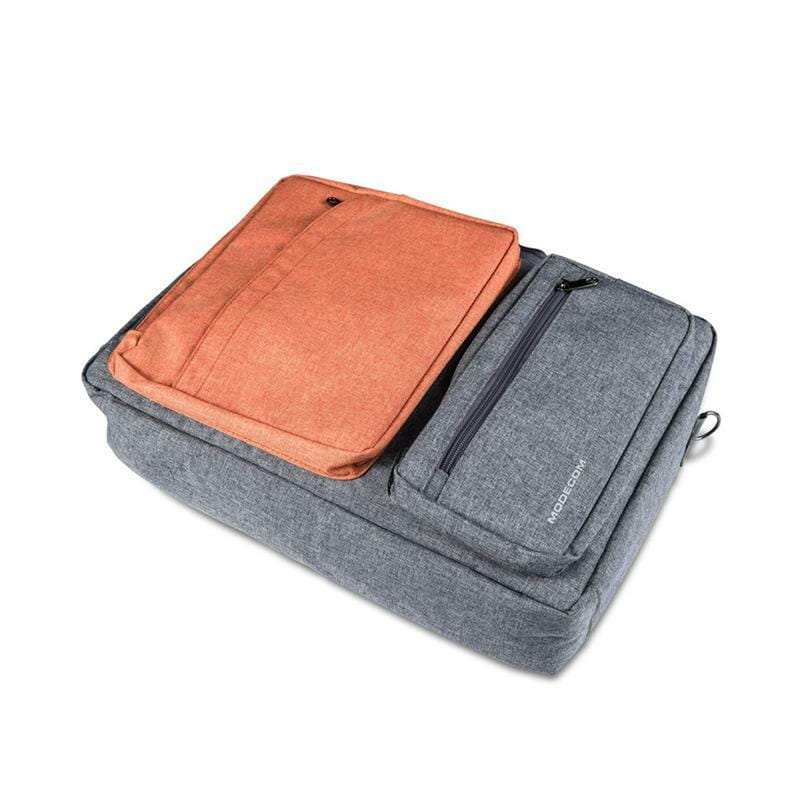 Рюкзак-сумка для ноутбука Modecom Reno 15.6" Gray/Orange (TOR-MC-RENO-ORG)