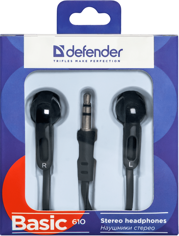 Наушники Defender Basic-610 Black (63610)