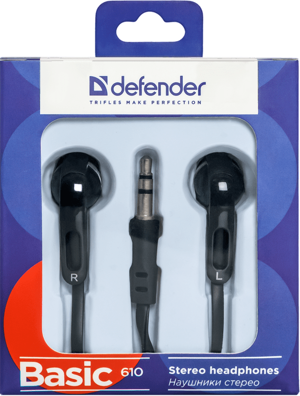 Навушники Defender Basic-610 Black