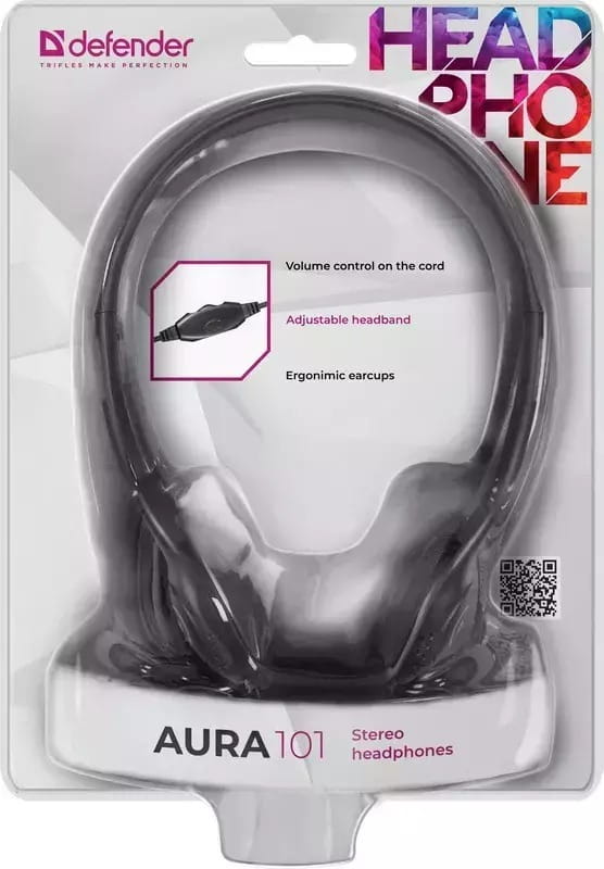 Наушники Defender Aura HN-101 Black (63101)
