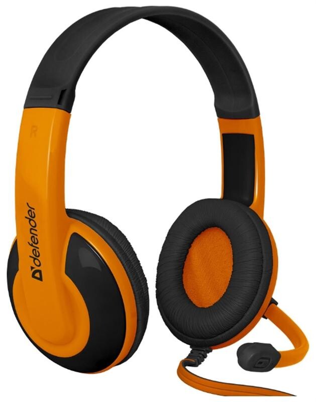 Гарнитура Defender Warhead G-120 Black-Orange (64099)