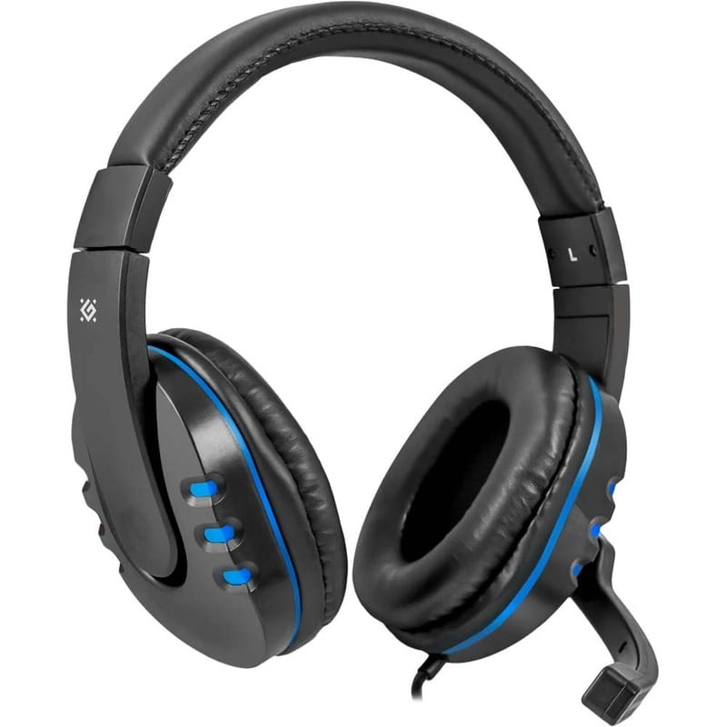 Гарнитура Defender Warhead G-160 Black/Blue (64118)