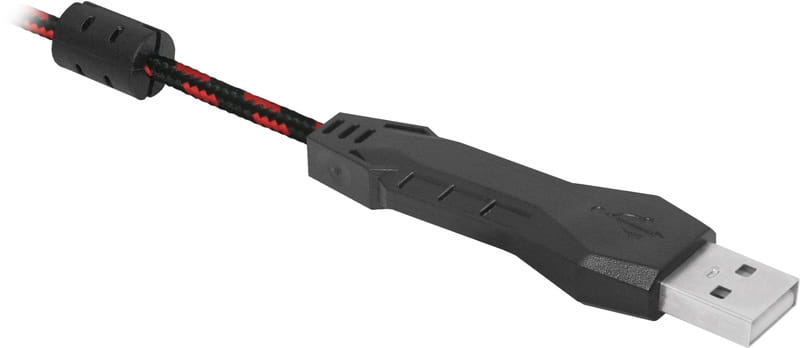 Гарнитура Defender Warhead G-450 Black/Red (64146)