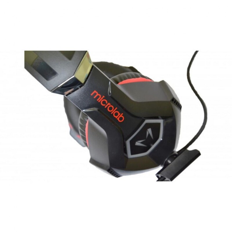 Гарнітура Microlab G7 Black/Red