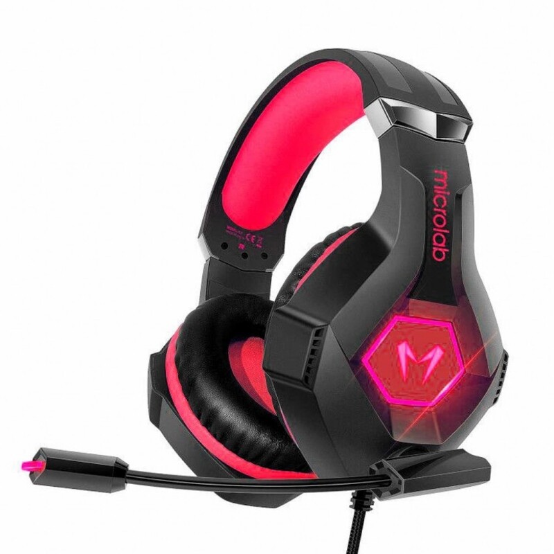 Гарнітура Microlab G7 Black/Red