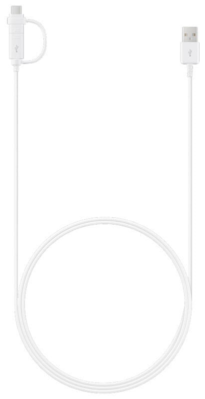 Кабель Samsung USB Type-C/microUSB - USB, (M/M), 1.5 м, White (EP-DG930DWEGRU)