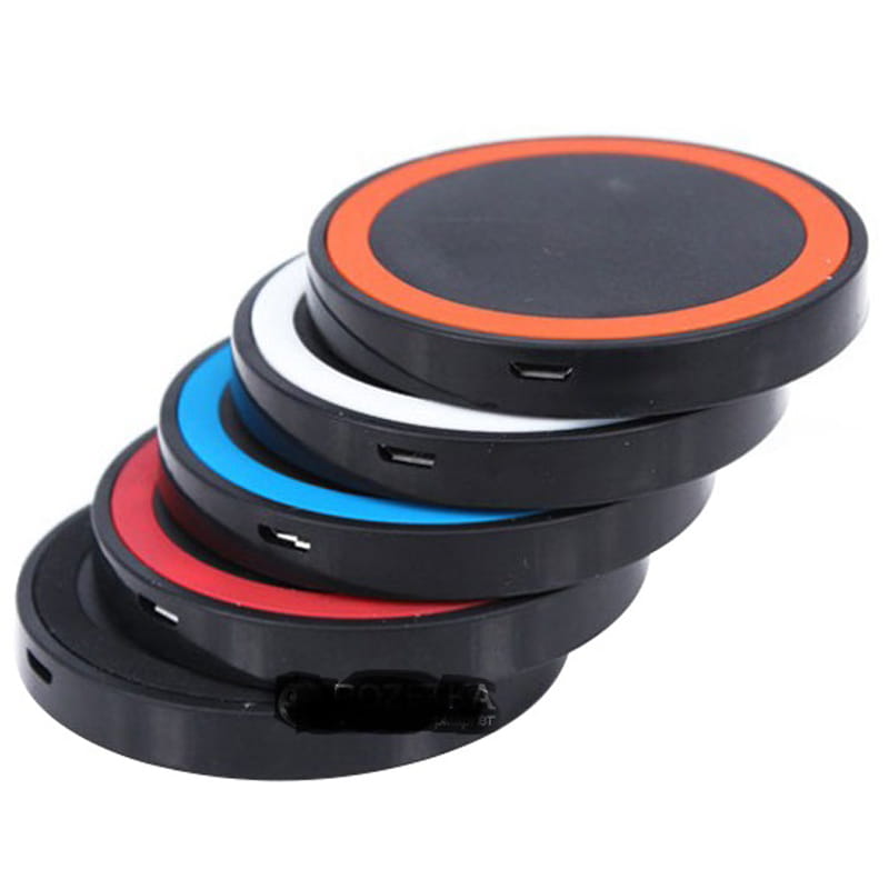 Бездротовий зарядний пристрій Wireless QI (1USBx1A) Black (S0573)