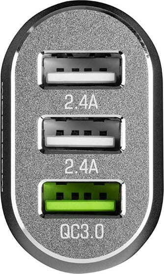Автомобильное зарядное устройство Modecom CU3-05 (3USBx2.4A) White (ZT-MC-CU3-05)