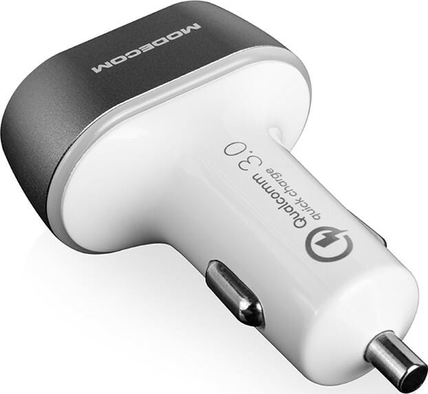 Автомобільний зарядний пристрій Modecom CU2C1-07 (3USBx2.4A) White (ZT-MC-CU2C1-07)