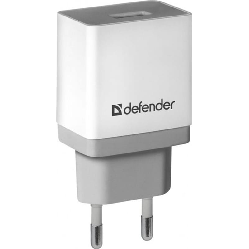 Сетевое зарядное устройство Defender UPA-21 (1xUSB 2.1A) White (83571)