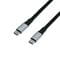 Фото - Кабель Grand-X USB Type-C - USB Type-C (M/M), Power Delivery, 65 W, 1 м, Black (TPC-02) | click.ua