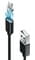 Фото - Кабель Grand-X USB - Lightning (M/M), магнитный, 1 м, Black (MG-01L) | click.ua