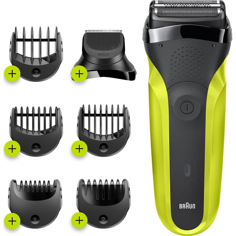 Электробритва Braun Series 3 300BT Black/Green