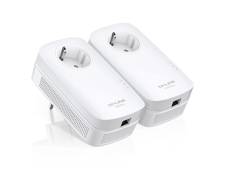 Комплект адаптеров для создания сети Ethernet на основе электросети TP-Link TL-PA8010P KIT (1200Mbps, 2x2 MIMO, Beamforming)