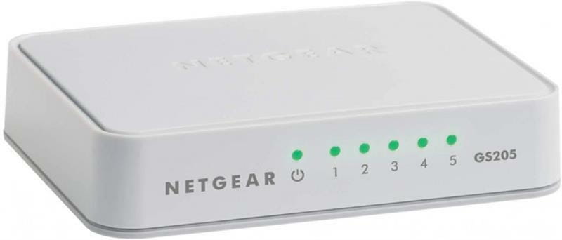 Коммутатор Netgear GS205-100PES (5xGE)