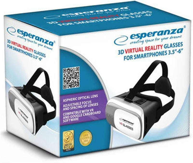 Окуляри віртуальної реальності Esperanza Glasses 3D VR (EMV300)