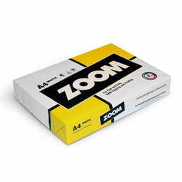 Бумага ZOOM офисная 75г/м2, А4, 500л
