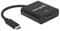 Фото - Адаптер Intracom Manhattan (152020) USB Type-C-DisplayPort, 0.21 м, Black | click.ua