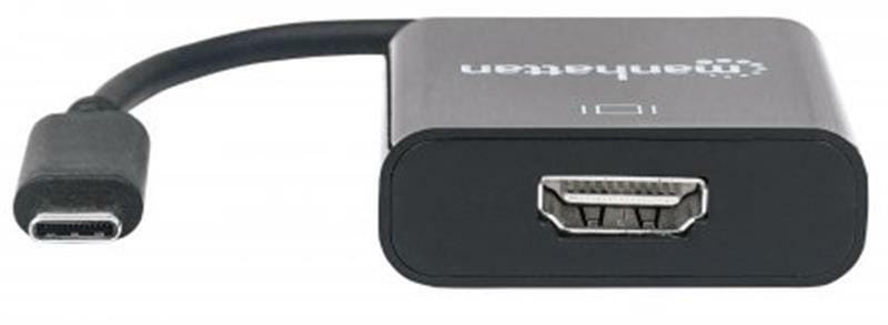 Адаптер Intracom Manhattan (151788) USB Type-C-HDMI, 0.08м, Black