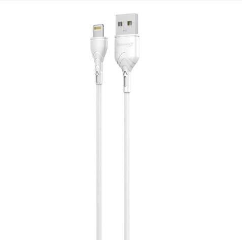 Photos - Cable (video, audio, USB) Grand-X Кабель  USB - Lightning (M/M), 1 м, Cu, 2.1 A, White  PL01W (PL01W)