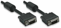 Кабель Intracom Manhattan (317757) VGA - VGA, 1.8м, Black