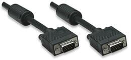 Кабель Intracom Manhattan (317757) VGA - VGA, 1.8м, Black