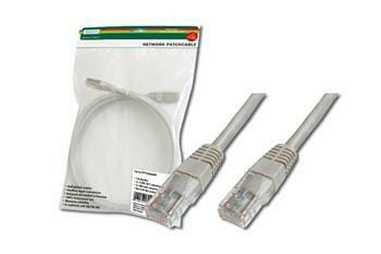 Патч-корд Digitus (DK-1511-300) cat.5e, U/UTP, 30 м, AWG 26/7, PVC, сірий