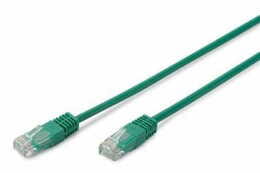 Патч-корд Digitus (DK-1511-005/G) cat.5e, UTP, 0.5м, AWG 26/7, PVC, зелений
