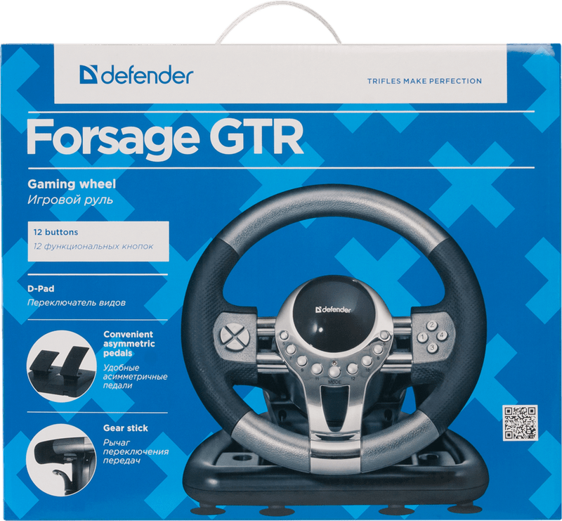 Руль Defender Forsage (64367) Black USB