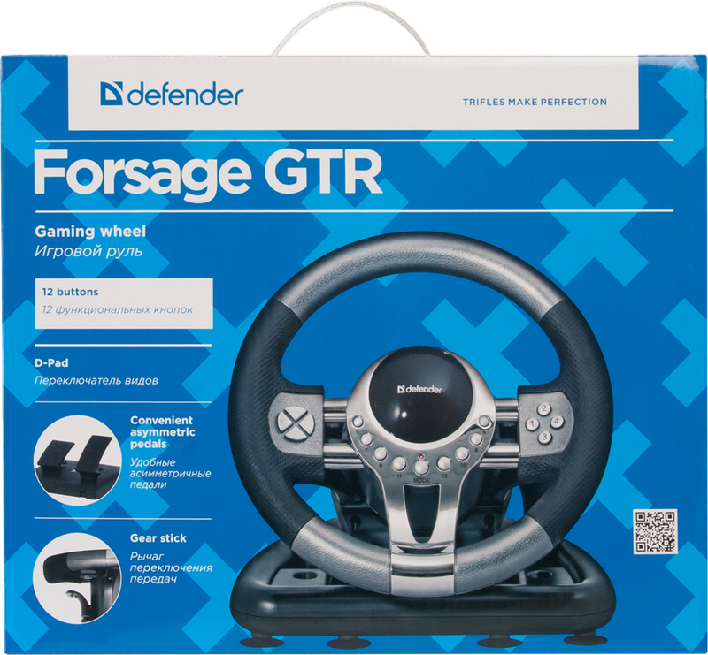 Руль Defender Forsage (64367) Black USB