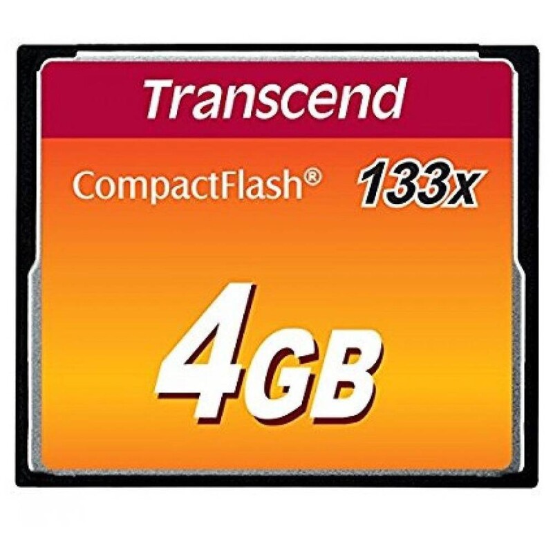 Карта памяти CompactFlash   4GB Transcend 133X (TS4GCF133)